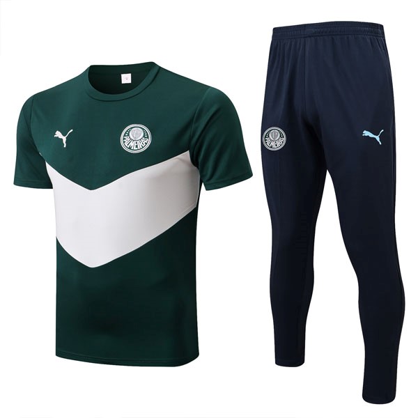 Camiseta Palmeiras Conjunto Completo 2022 2023 Verde Blanco